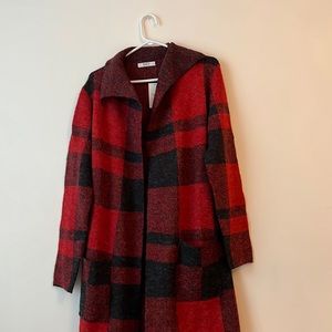 BNWT Suzy Shier Plaid Cardigan
